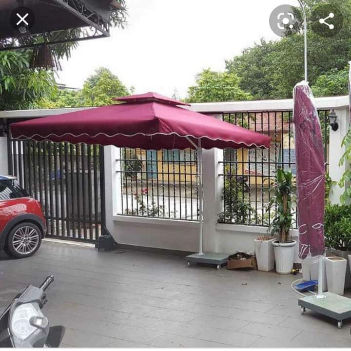 Quang Lợi sản xuất dù ngoài trời, ô lệch tâm, ô dù cho quán cafe giá rẻ