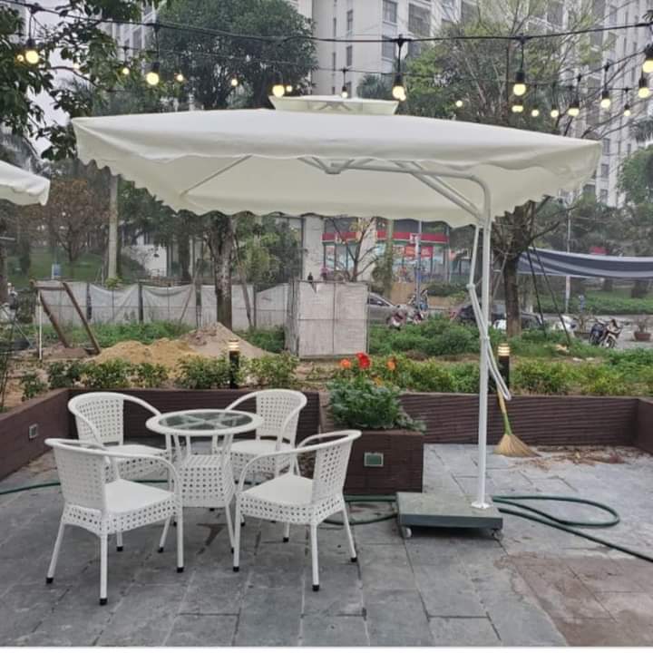 Quang Lợi sản xuất dù ngoài trời, ô lệch tâm, ô dù cho quán cafe giá rẻ