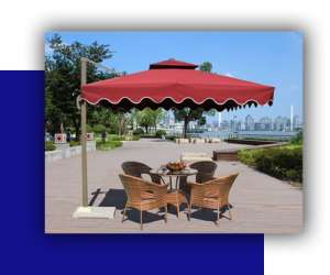 Quang Lợi sản xuất dù ngoài trời, ô lệch tâm, ô dù cho quán cafe giá rẻ